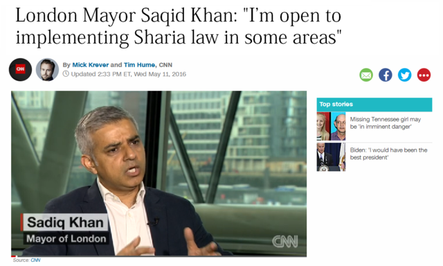 Sadiq Khan open to enforcing Sharia law.png